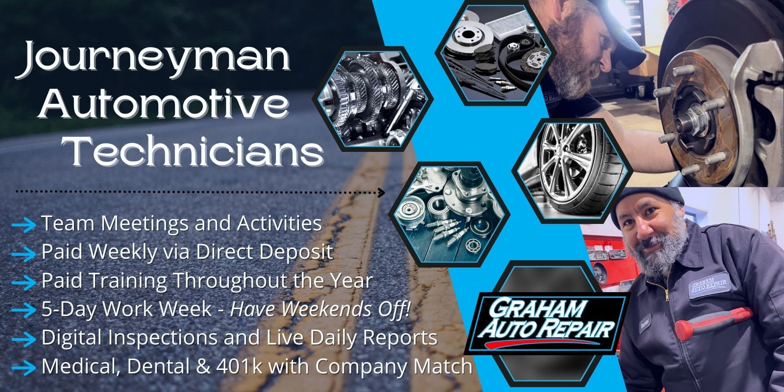 Journeyman Automotive Technician Job at Graham Auto Repair